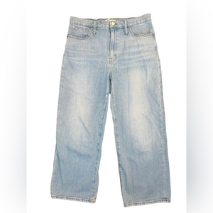 Madewell slim wide leg crop‎ jeans size 31